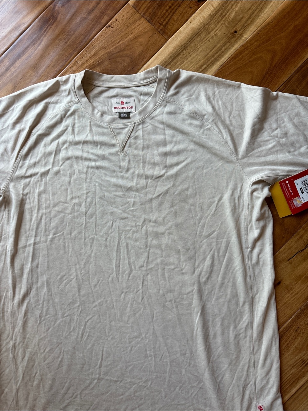 Men's Short-Sleeve Crewneck T-Shirt in Cream